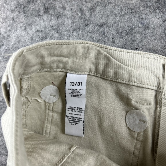 REgeneration Celebrity Pink Jeans Women's 13 Flower High Rise Button Fly Flare‎ - Picture 10 of 11